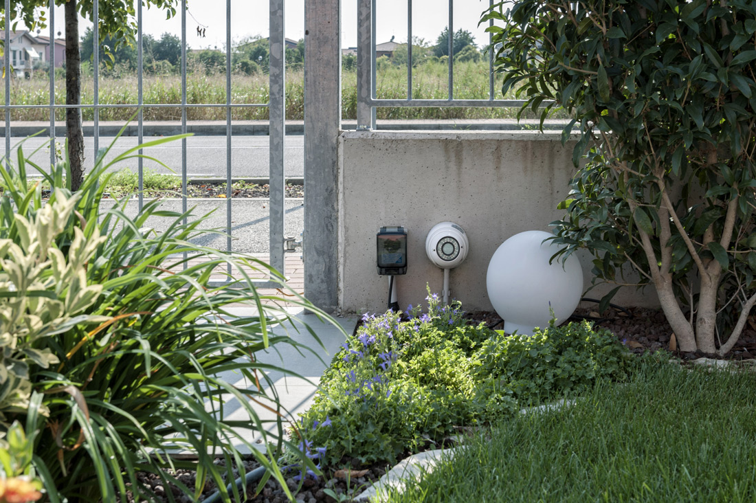 Presa elettrica per giardino