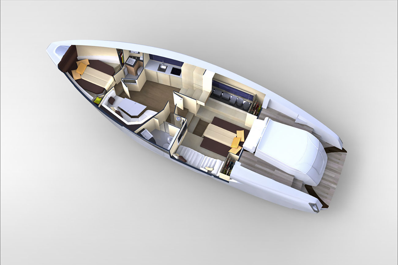 AVE Design per Yatch Azzurra