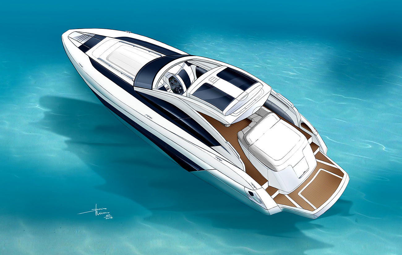 AVE Yatch Azzurra design