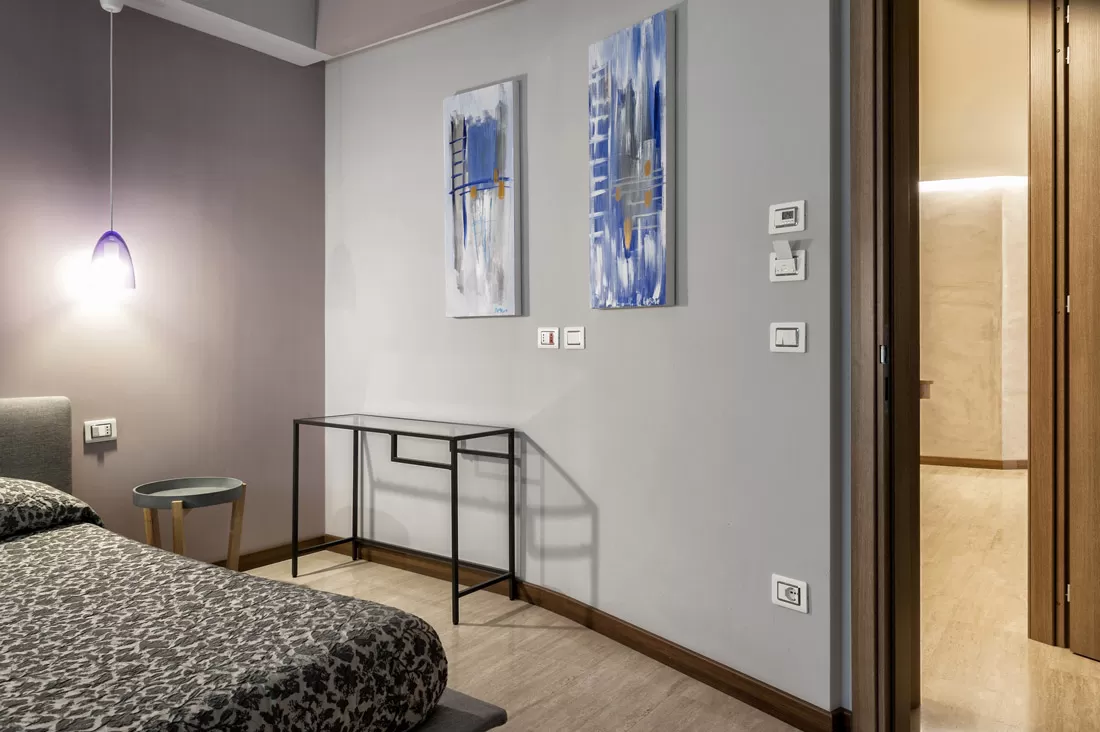 Impianto elettrico per camera B&B