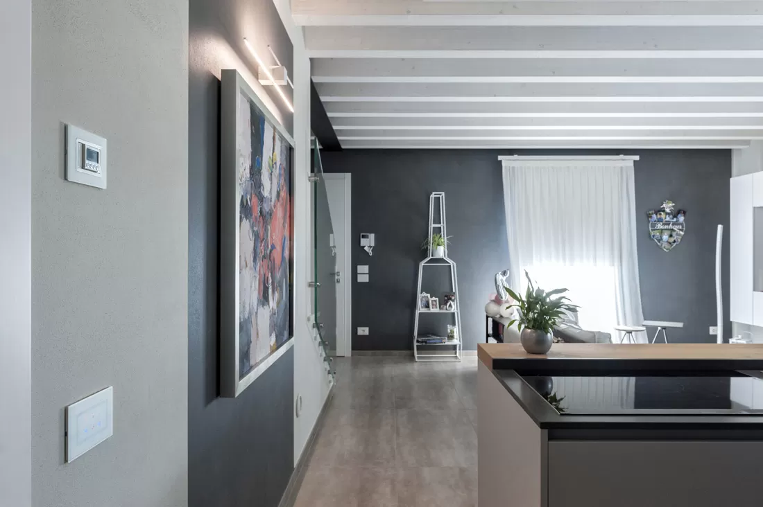 Termostato e interruttori touch AVE