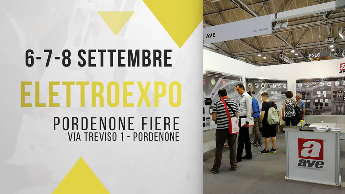 AVE ti aspetta a Elettroexpo 2018