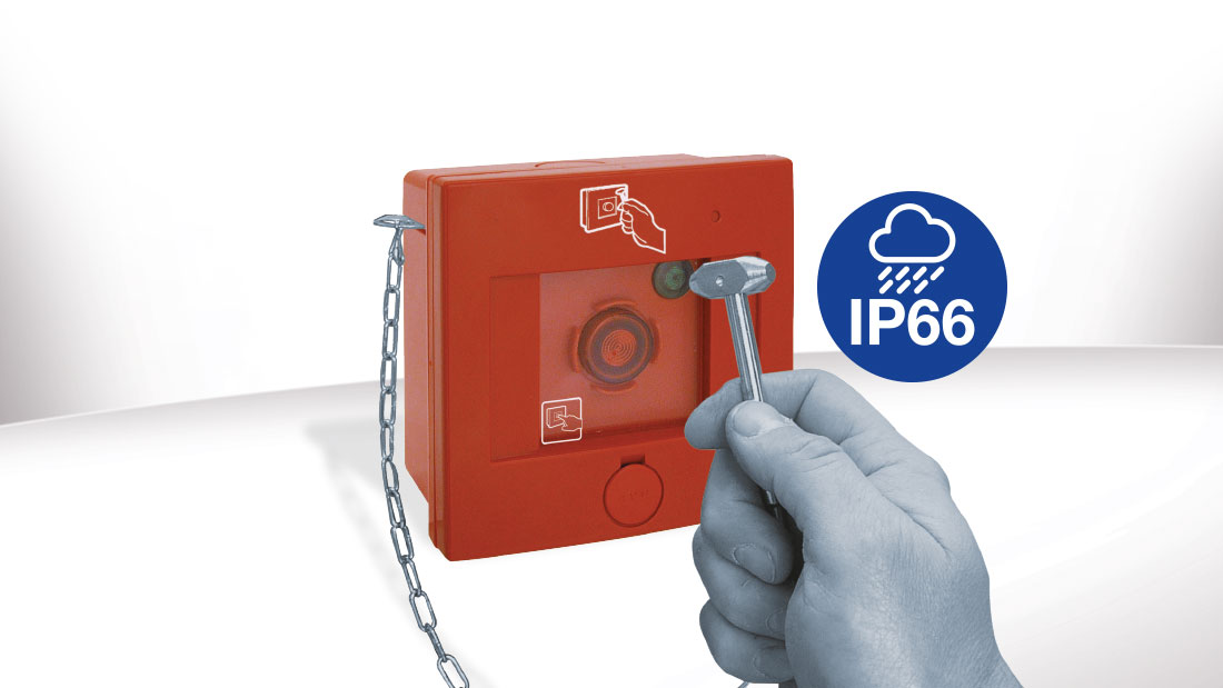 PE08 panel: the only one on the market with IP66 protection