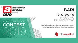 AVE premiata per il prodotto più innovativo all’Architectural Contest di Infoprogetto.it