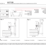 Pulsante elettronico touch con targhetta portanome 442TC88