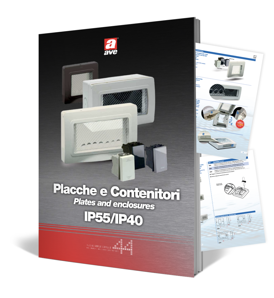 Placche e Contenitori IP55/IP40