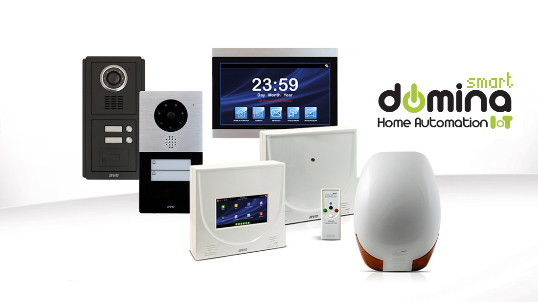 AVE DOMINA Smart: now home automation, anti-intrusion and video intercom merge in a single integrated IoT system
