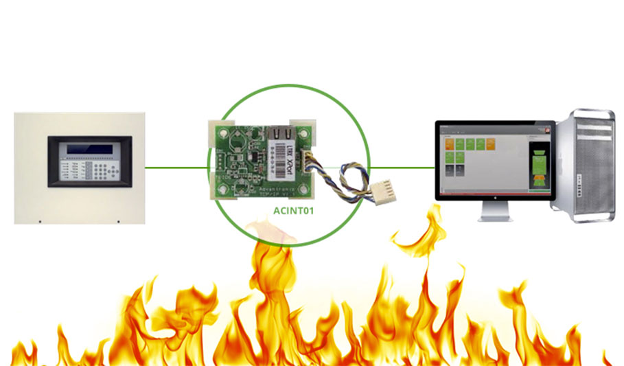 New interface for the hotel automation system domina hotel with the automatic fire detection system