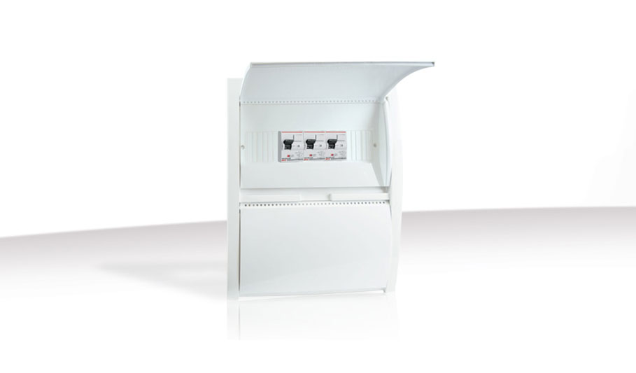 The new IP40 Consumer Units with white blind cover
