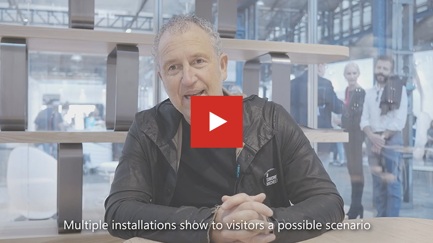 Simone Micheli chooses AVE automation for Fuorisalone 2018