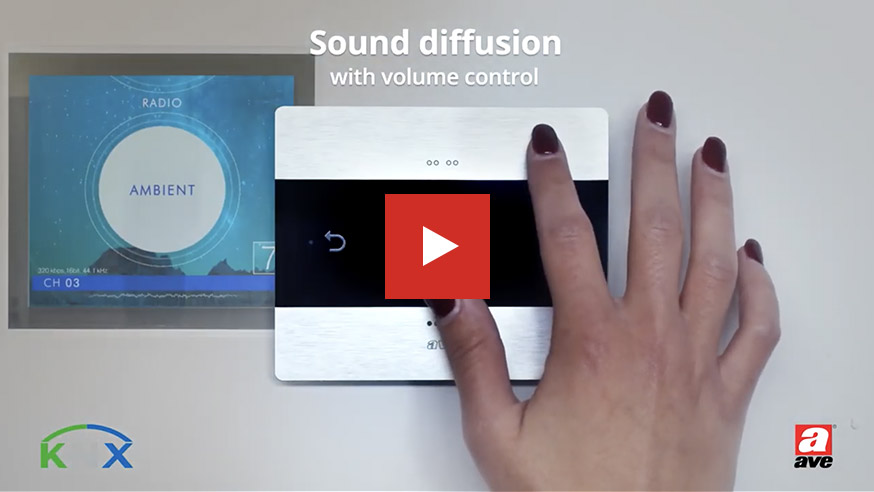 AVE Room Controller KNX: a high tech jewel