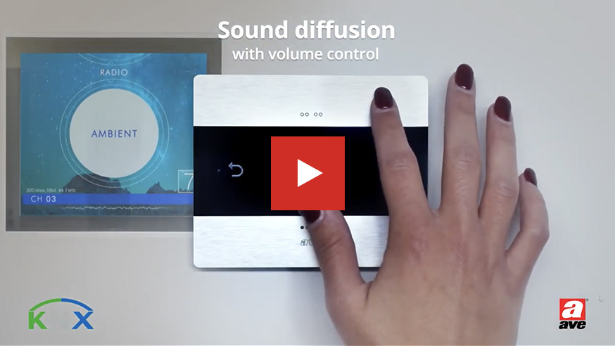 AVE Room Controller KNX a high tech jewel