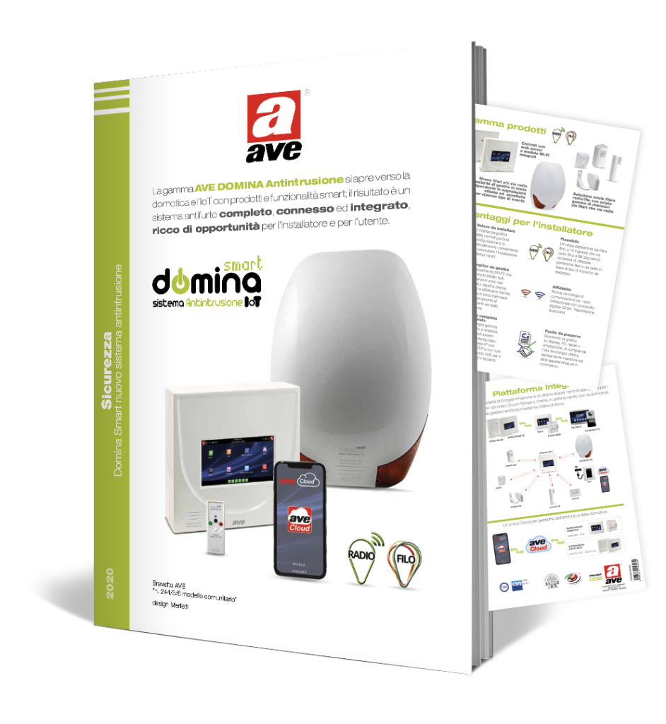 Dépliant DOMINA Smart Antintrusione