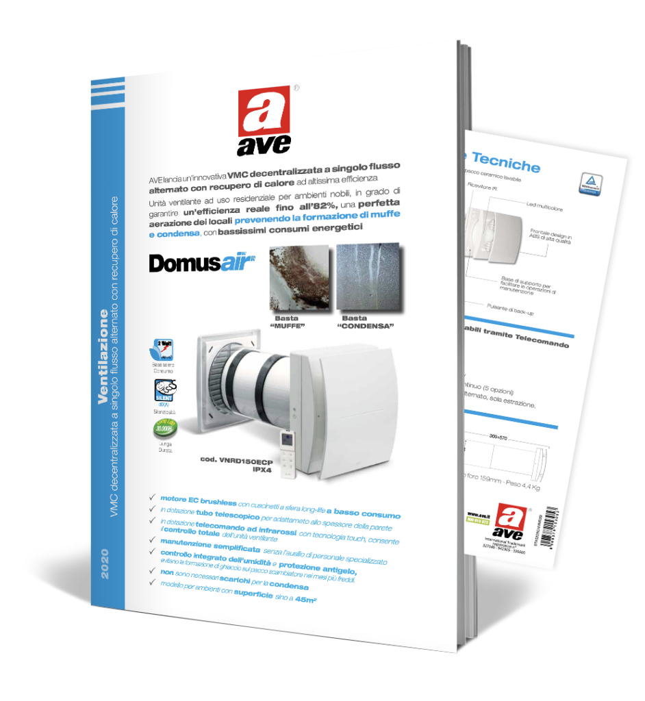 Dépliant Ventilazione VMC VNRD150ECP