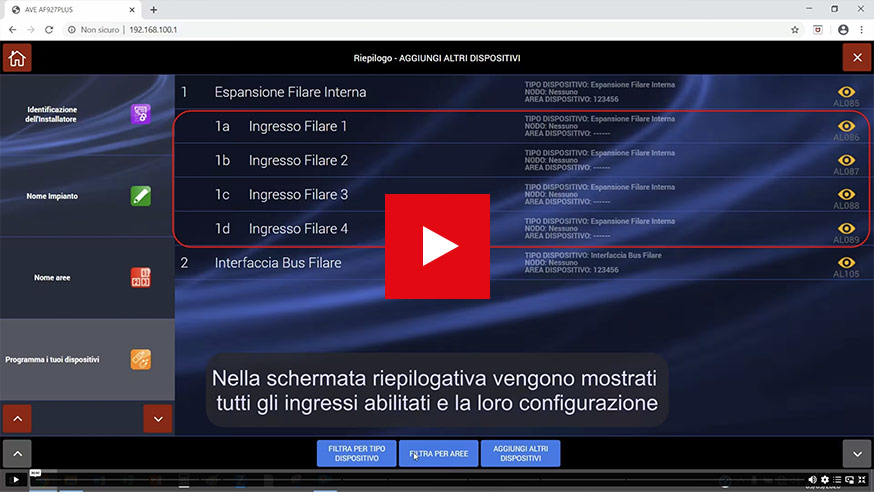 Tutorial configurazione antifurto AVE cod. AF927PLUS