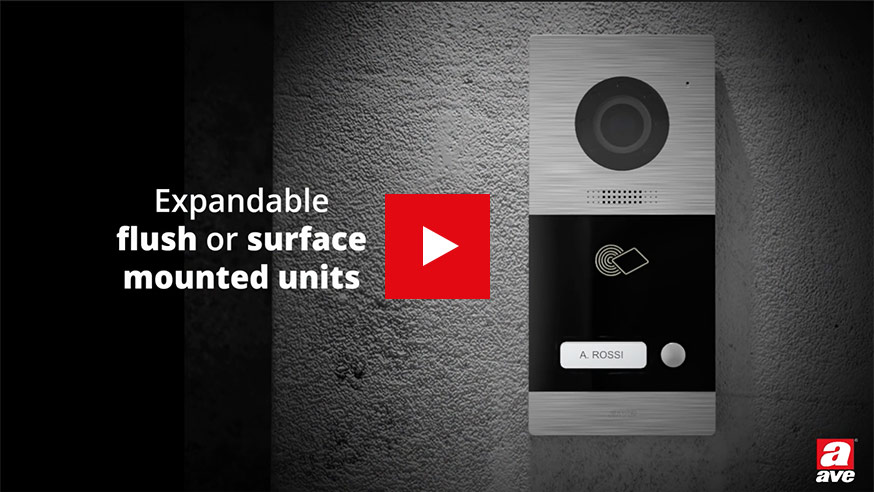 V44 Video Intercom Systems with 2-WIRE and IP Technologies