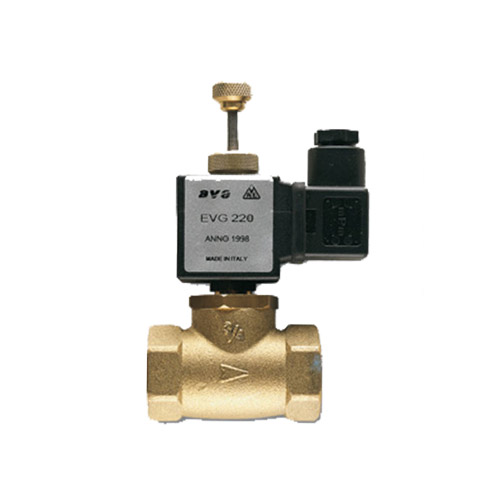 Gas solenoid valves