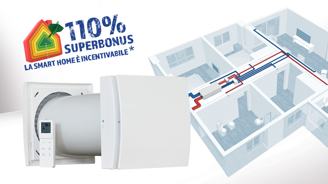 Ecobonus e Superbonus 110% per i sistemi di VMC AVE