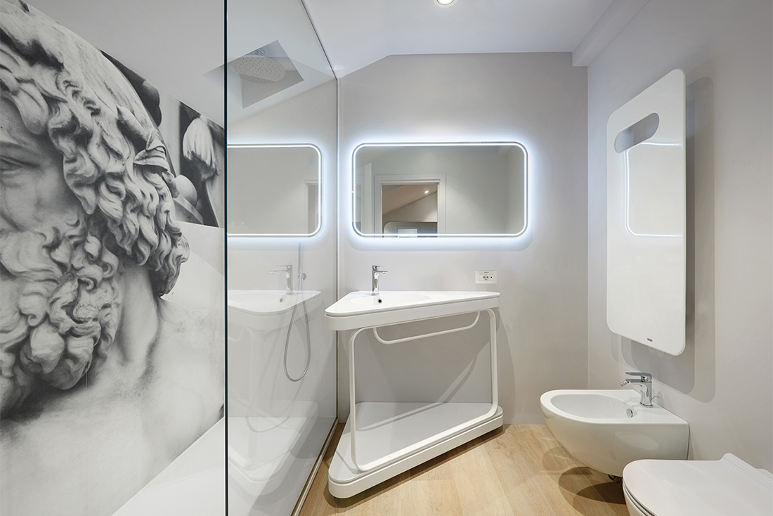 Impianto elettrico bagno - AVE al You.Me Design Place Hotel di Trieste