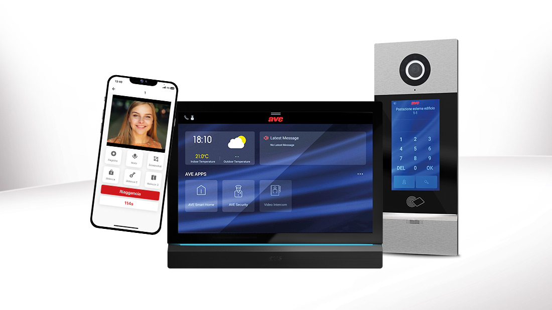 AVE launches the V44 Smart IP video intercom system