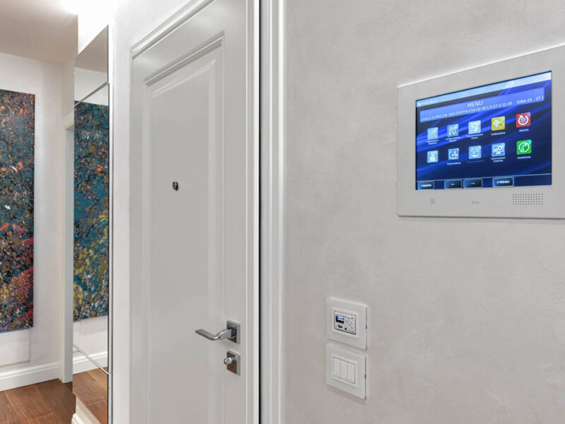 Supervisore touch screen della domotica AVE - Villetta Verona