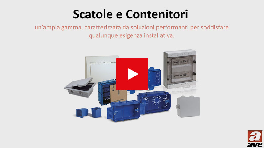 Presentazione Gamma Scatole e Contenitori AVE 2025