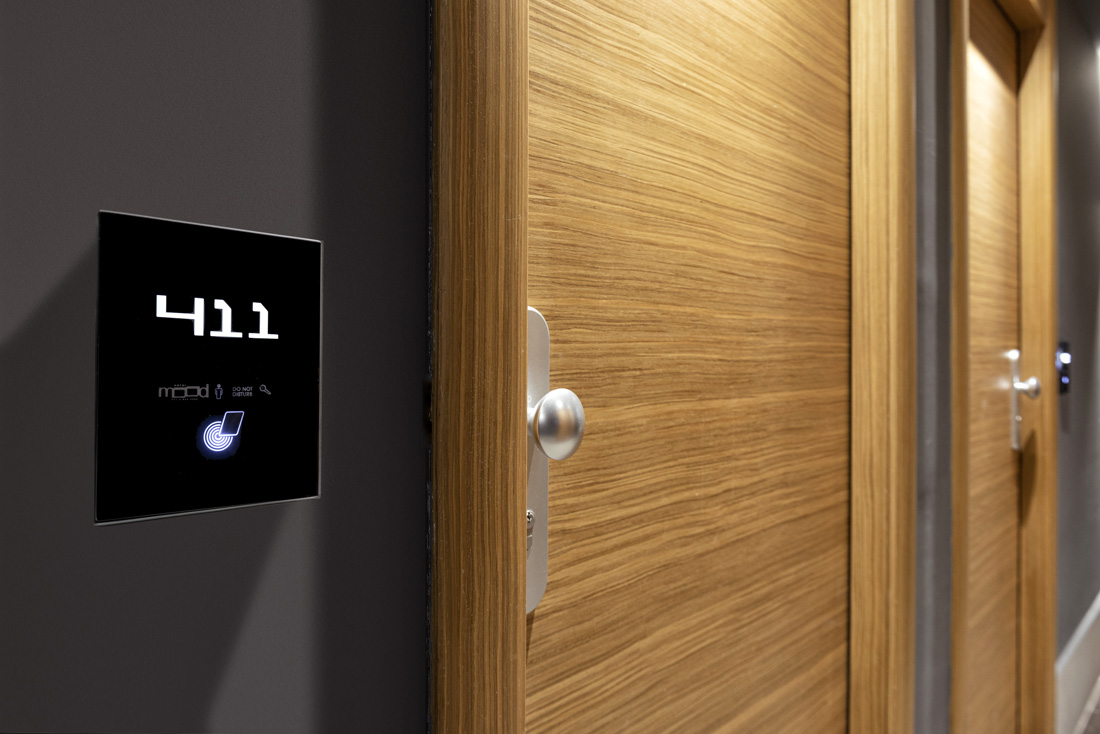 Controllo accessi AVE con lettori touch: sicurezza e semplicità al Mood Hotel