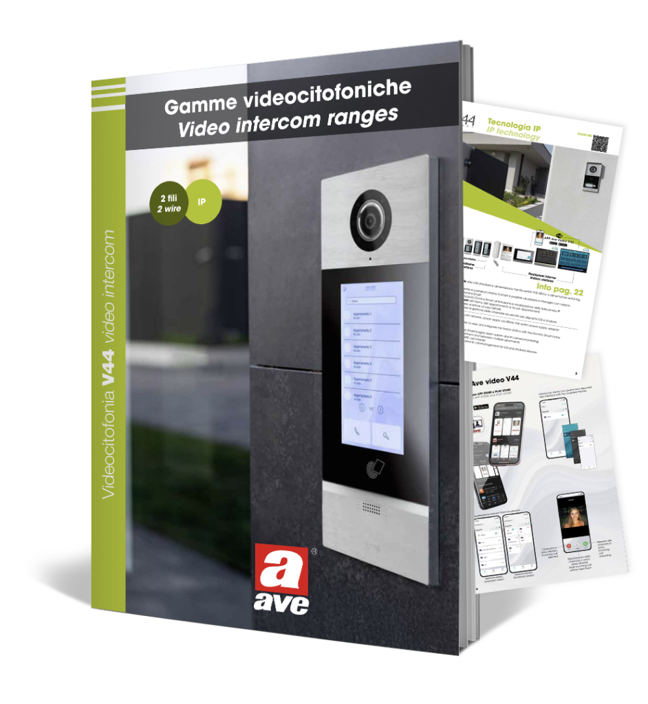 Brochure Videocitofonia 2 fili ed IP