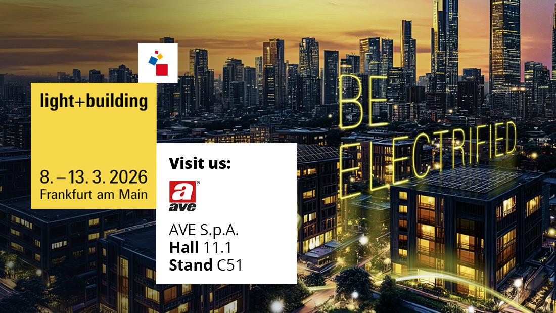 AVE awaits you at Light + Building 2026