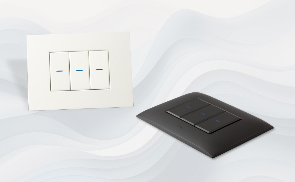 Whitek 44 and Tekla 44: your stylish choice for a design-oriented electrical system