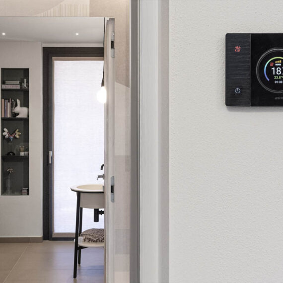 Termostato Smart IoT Ave - Versione Alluminio Antracite