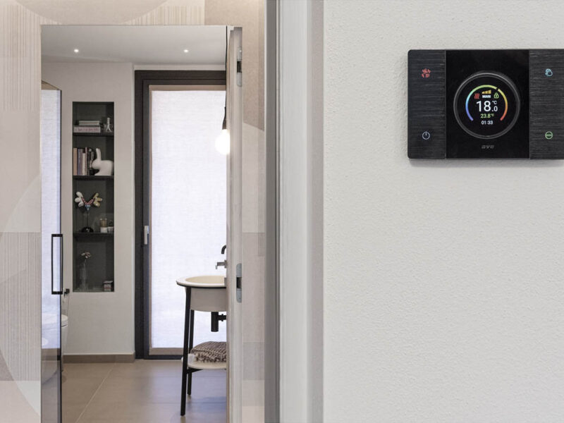 Termostato Smart IoT Ave - Versione Alluminio Antracite