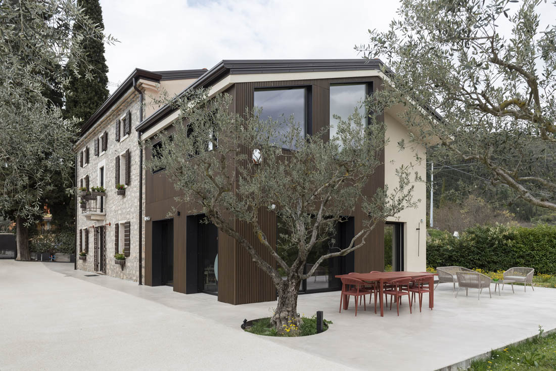 Referenza progetto AVE: villa moderna a Fumane (Verona) con tecnologie di automazione e design