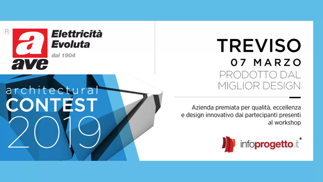 AVE premiata all&rsquo;Architectural Contest di Infoprogetto.it per il prodotto dal miglior design