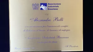 Il Presidente AVE Alessandro Belli premiato dall’AIB