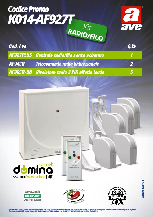 Kit Antifurto AVE K014-AF927T