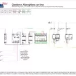 Gestione Alberghiera on-line - schema di collegamento contatti stagionali