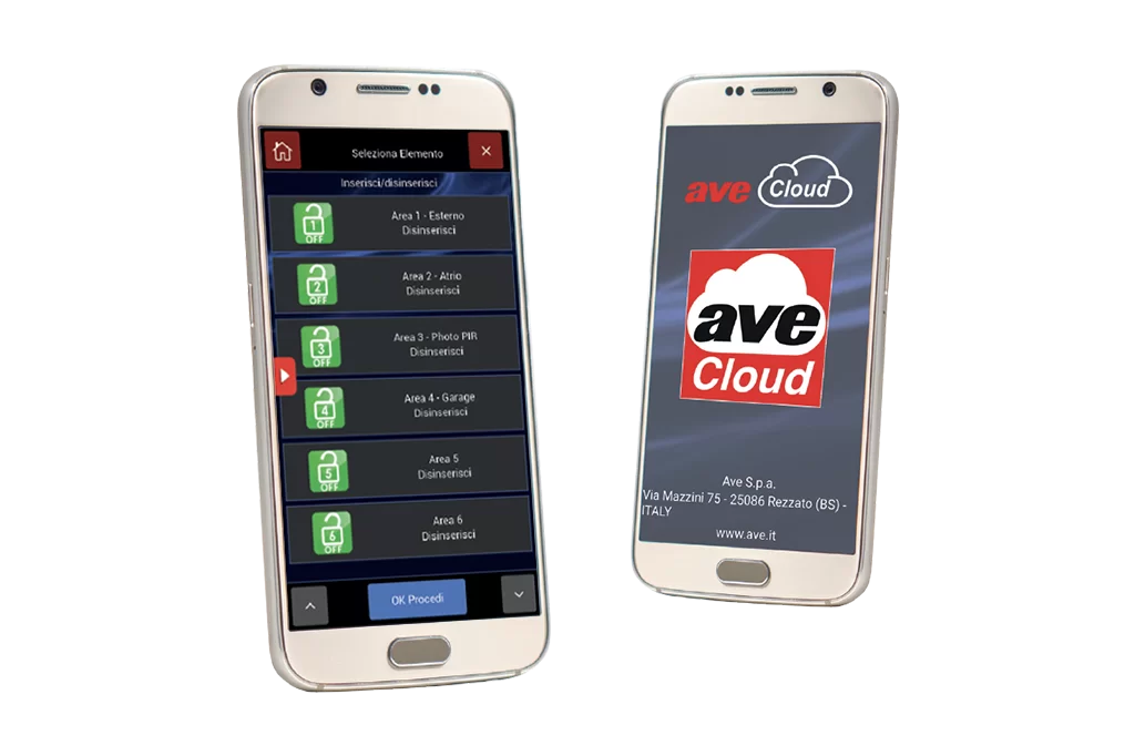 App per la gestione domotica - AVE-Cloud
