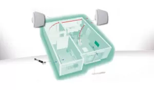 Decentralised Controlled Mechanical Ventilation with single flow