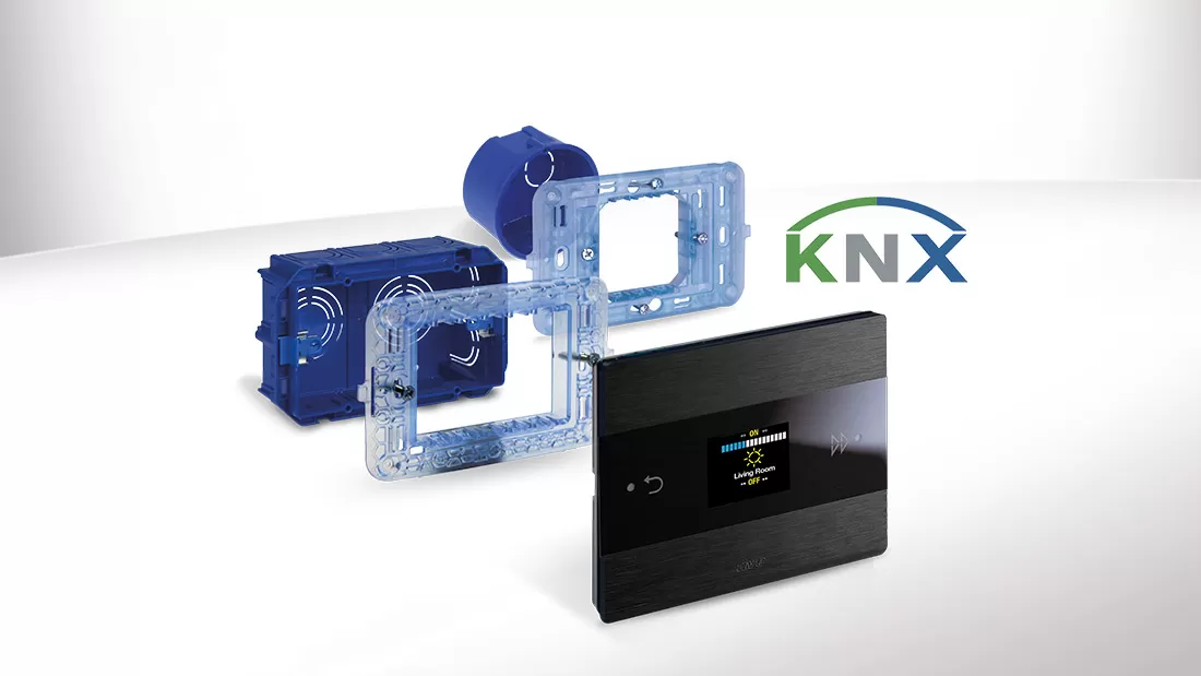 AVE Room Controller KNX: all room functions in an aesthetically wonderful device