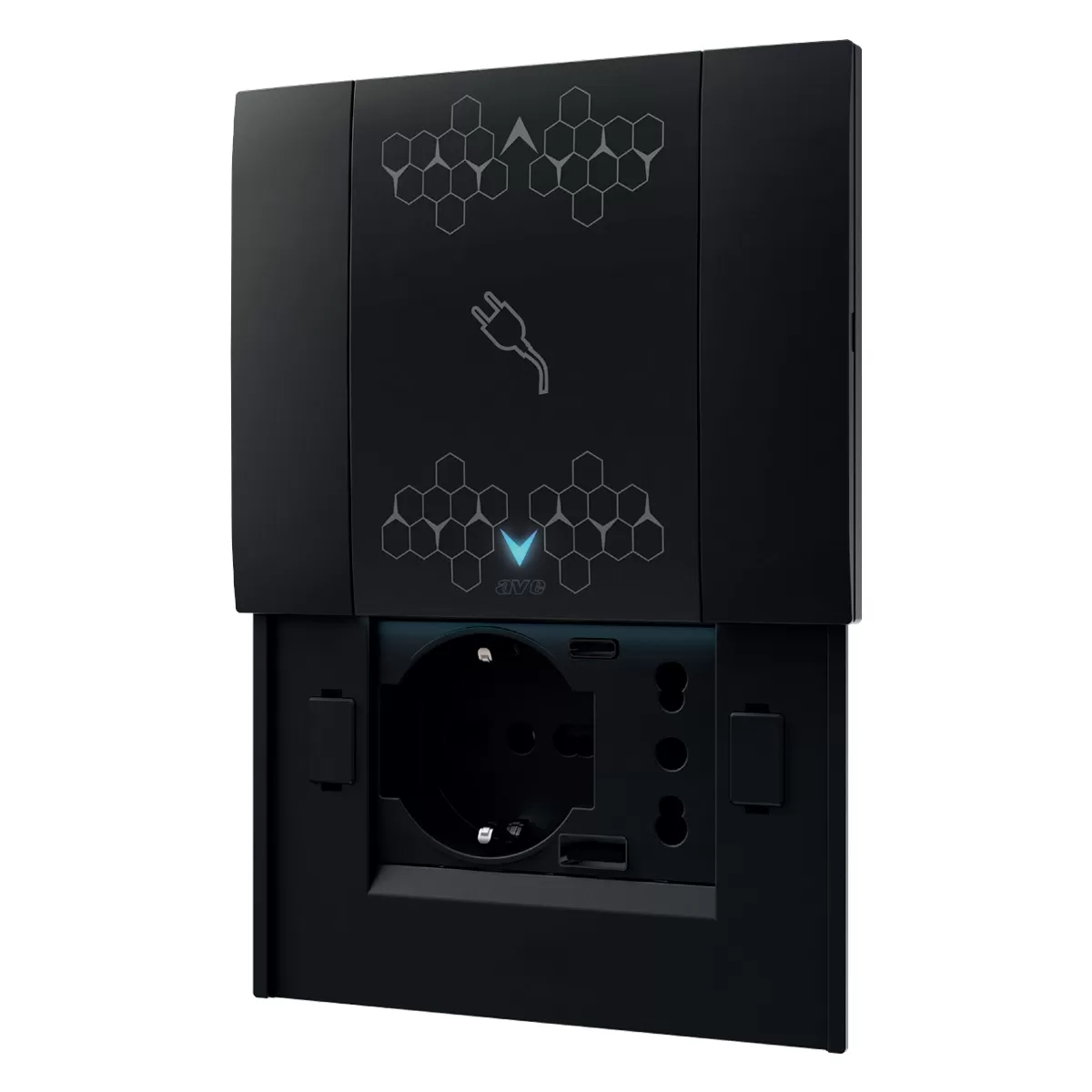 Ultra-thin sliding front plate - AVE Smart 44