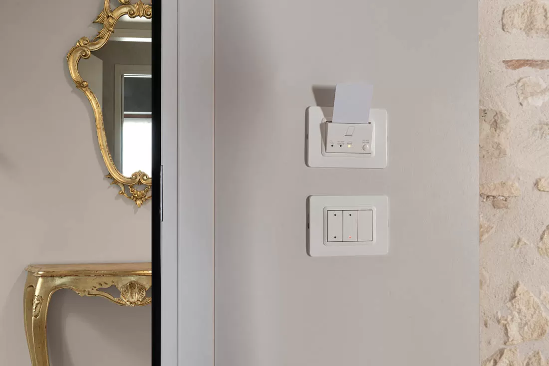 Domotica AVE per hotel - Lettore di card