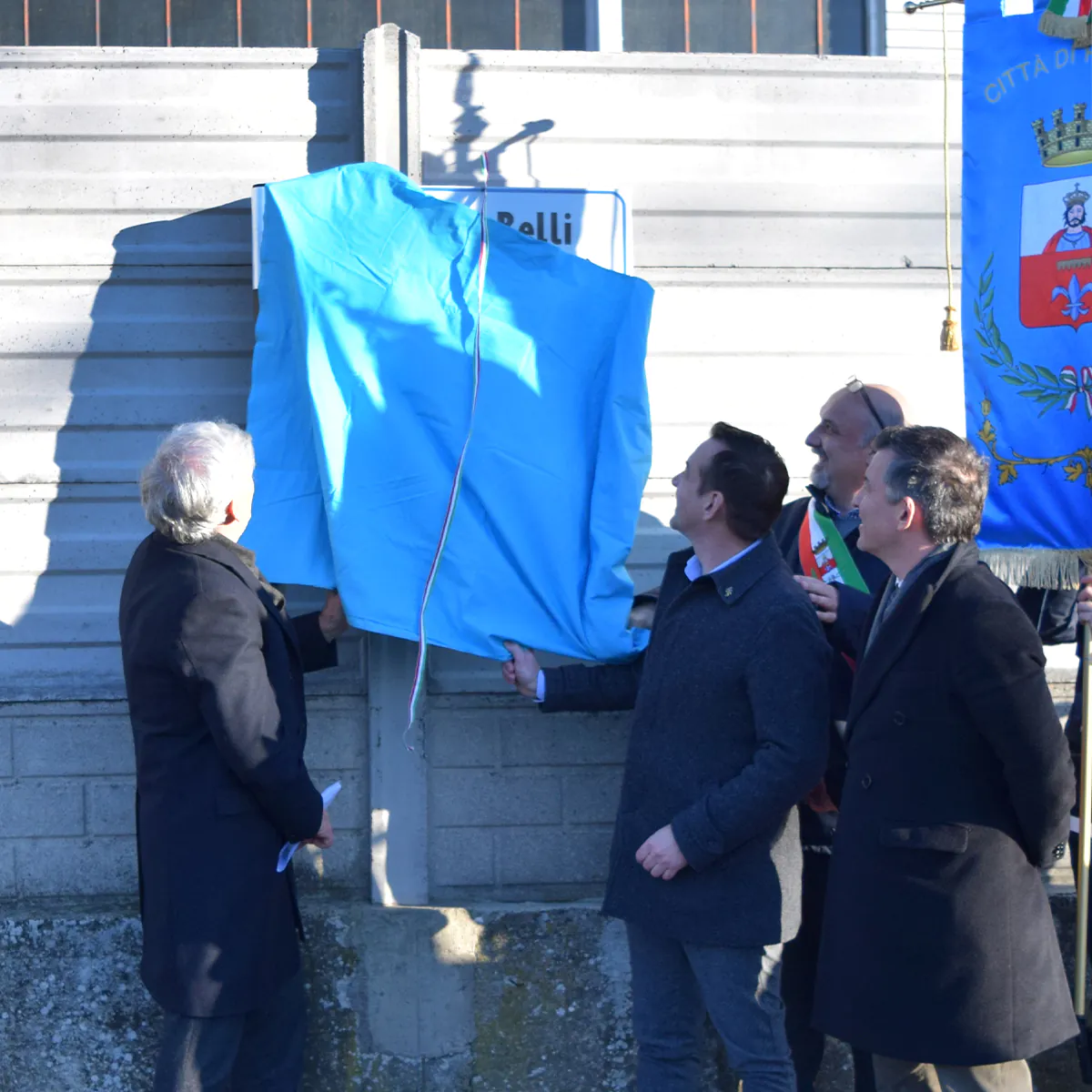 Inaugurata a Rezzato &ldquo;via Andrea Belli&rdquo;