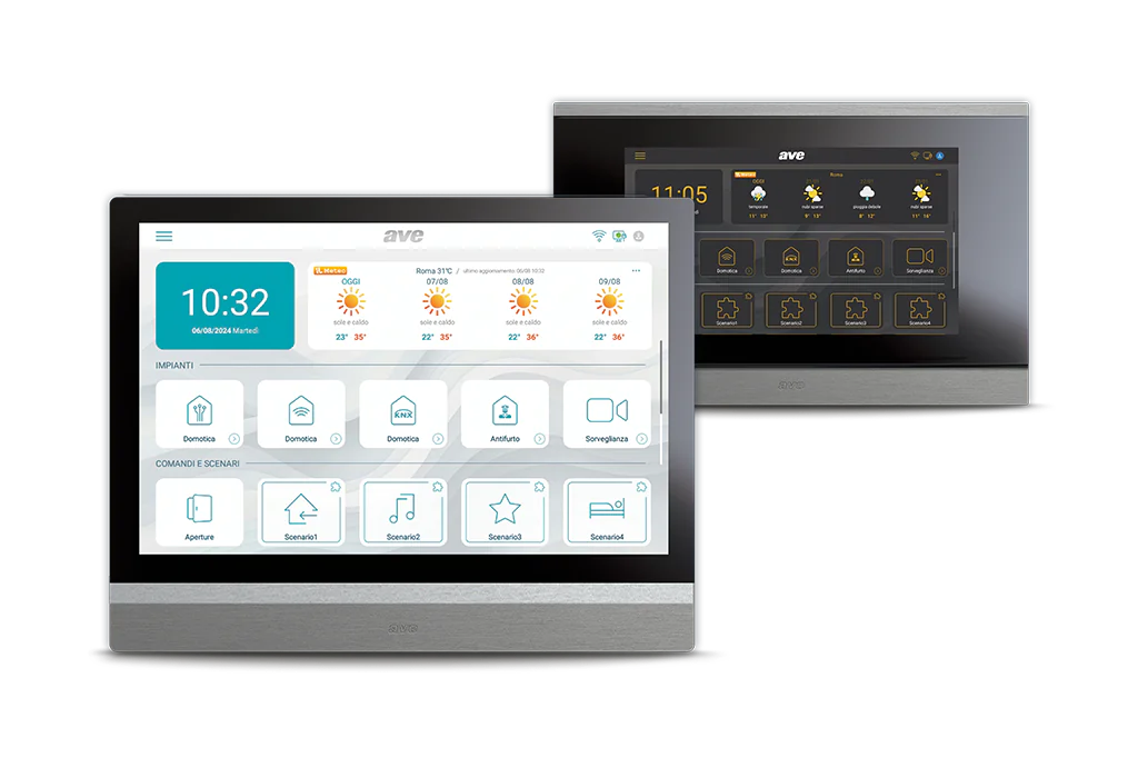 Videocitofonia IP con touch screen interattivi