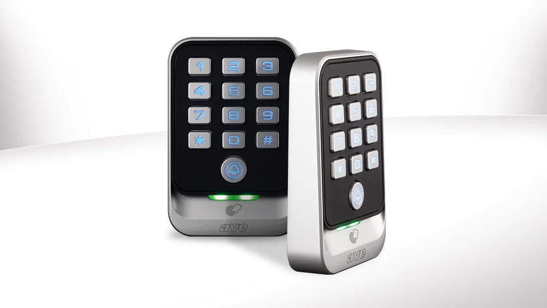 Vandal-proof numeric keypad for AVE Hotel Management