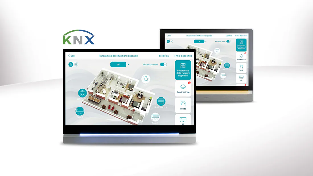 L’evoluzione della supervisione KNX: touch screen AVE da 10" e 18"