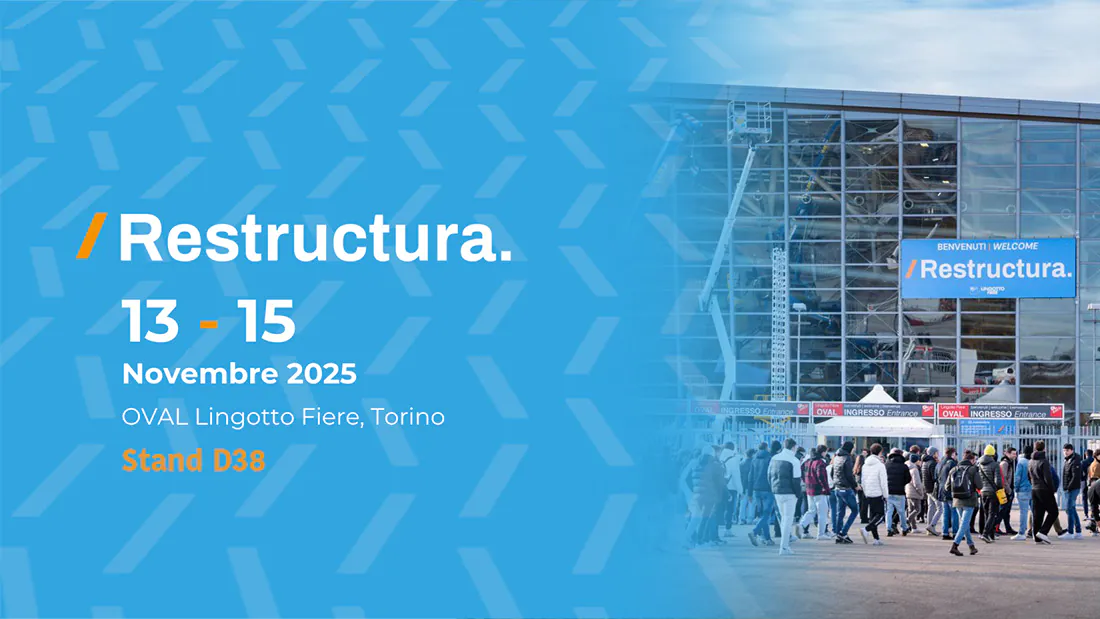AVE sarà a Torino per Restructura 2025