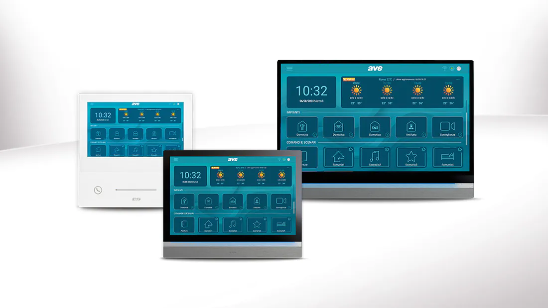 The new generation of AVE monitors for the smart home