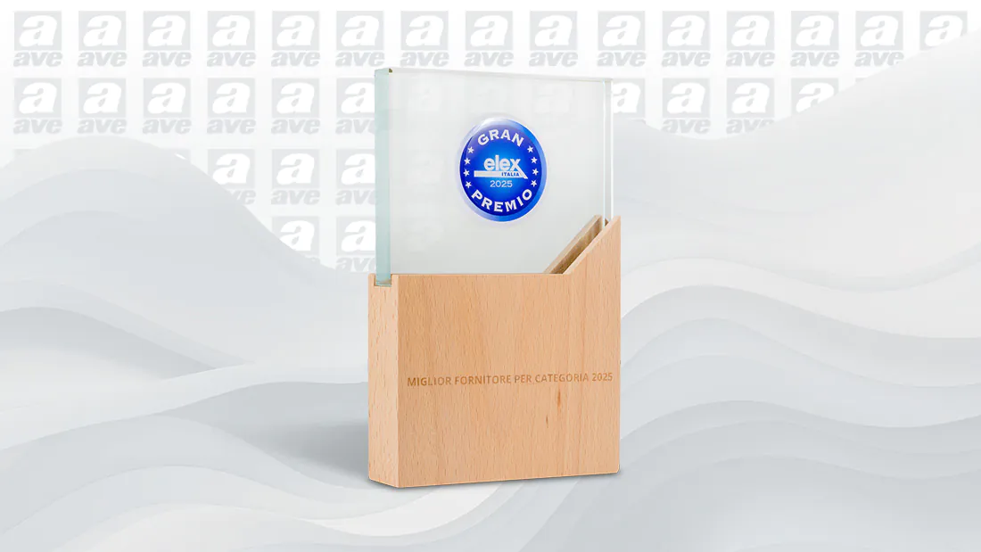 AVE riceve il Gran Premio Innovazione Elex Italia 2025