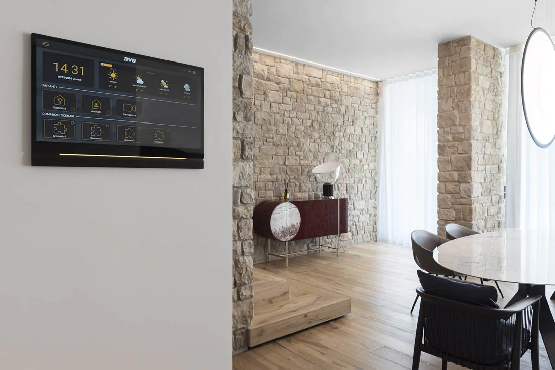 Touch Screen Ave da 18 pollici per domotica